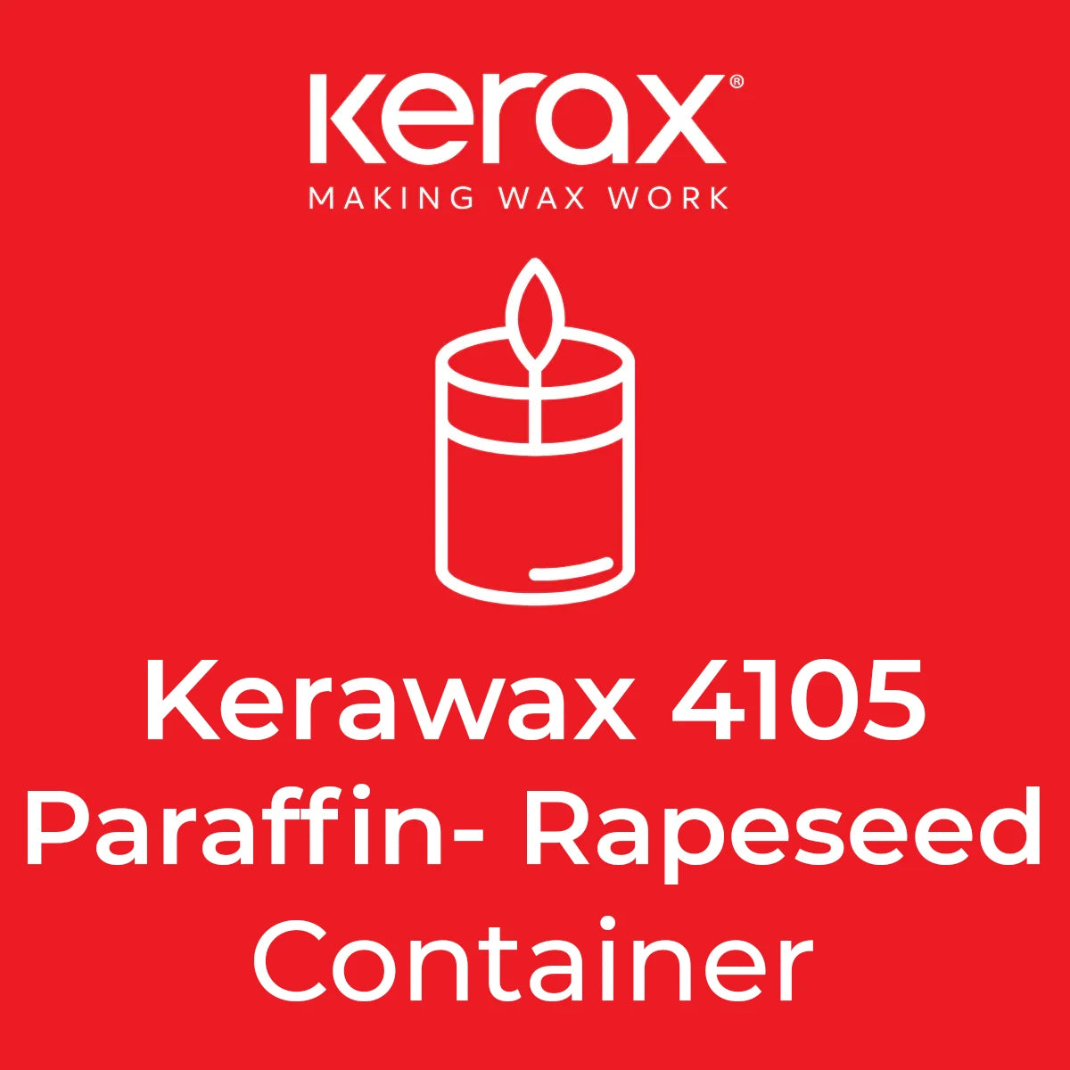 Kerax 4105 Paraffin‑Rapeseed Container